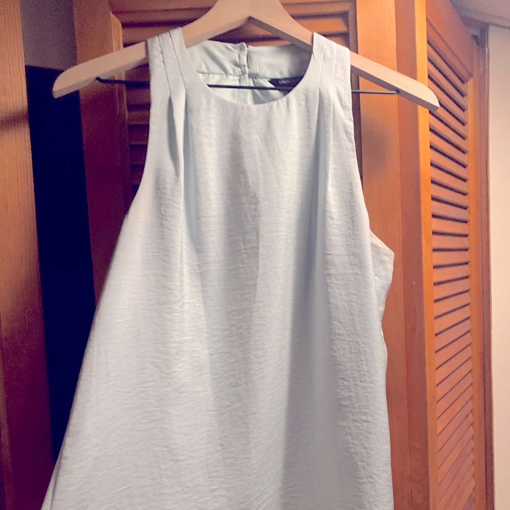 Banana Republic Mint, silky tank blouse